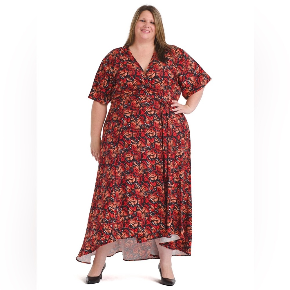 Hutch Monarch Print Wrap Dress